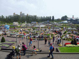 The Madurodam miniature park, viewed from the playground