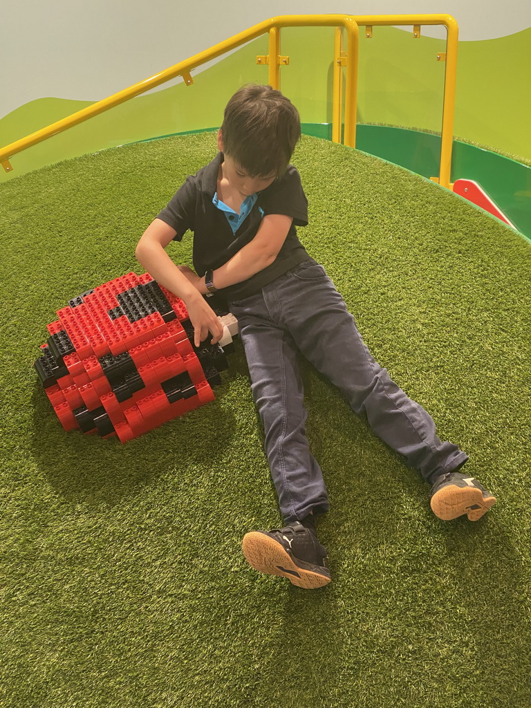 Max at the Duplo Park at the Legoland Discovery Centre