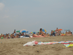 The beach at the east side of Valencia