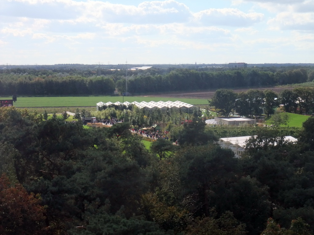 Area outside of the Floriade Park, viewed from the Floriadebaan funicular