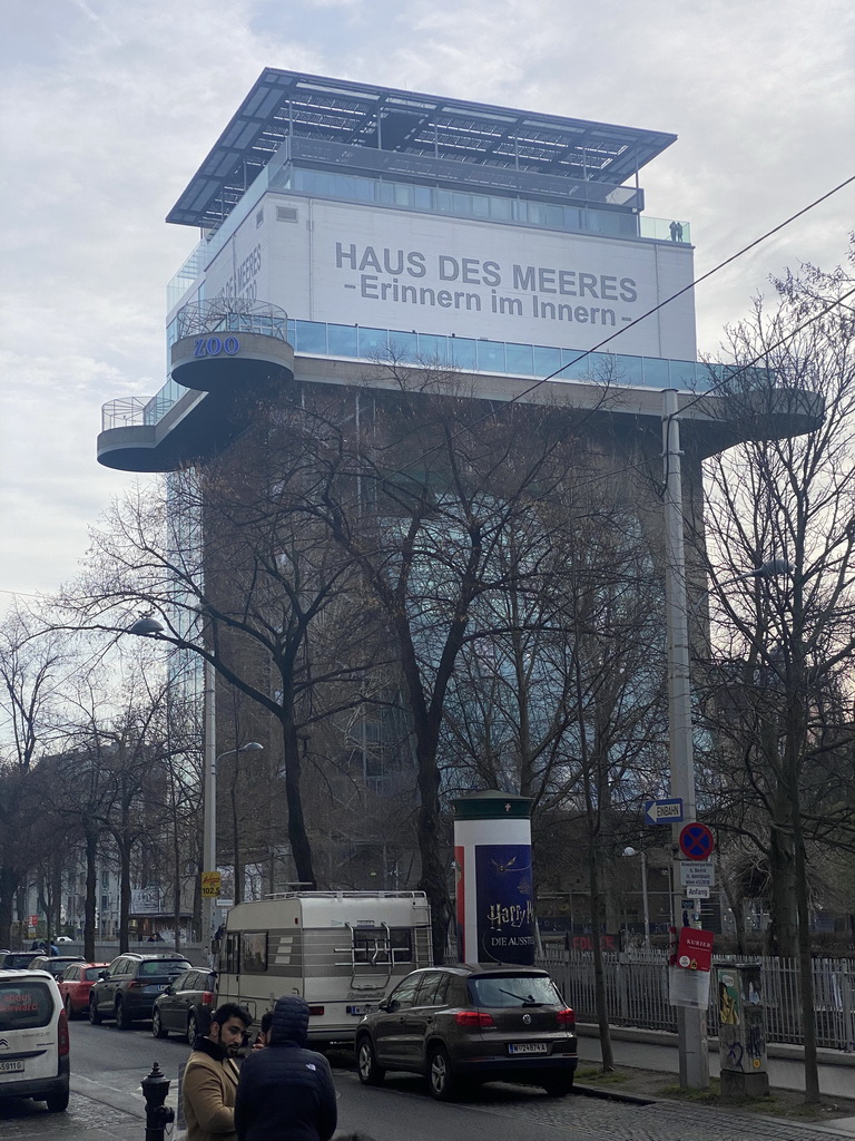 The Haus des Meeres aquarium, viewed from the Kollergerngasse street