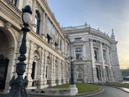 Northwest side of the Burgtheater at the Universitätsring street