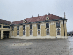 Front of the Schönbrunn Palace Theatre at the Schönbrunner Schloßstraße street