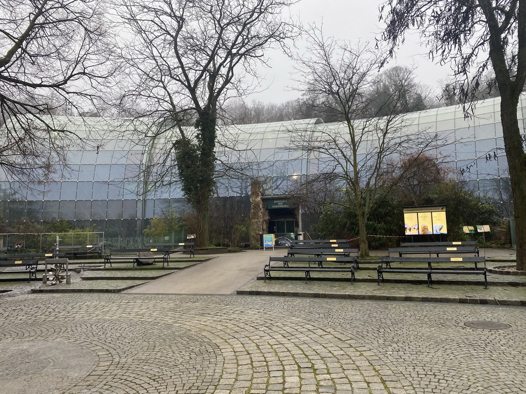 Front of the Rainforest House at the Schönbrunn Zoo