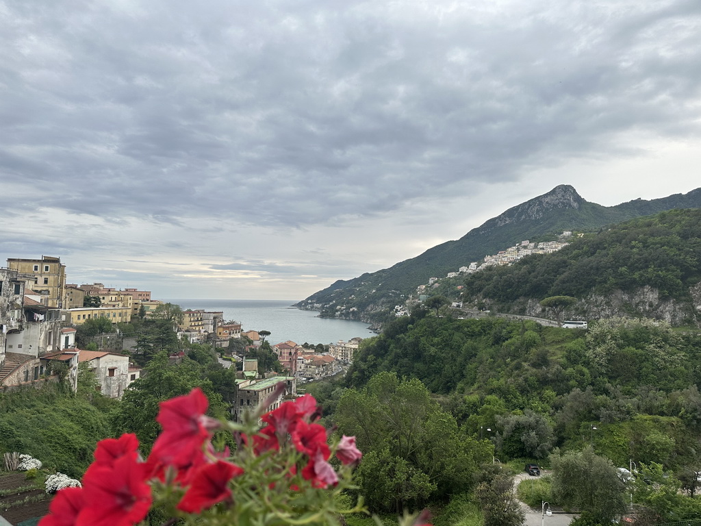 The city center and the west side of the city, viewed from the parking lot of the Piazza Matteotti square