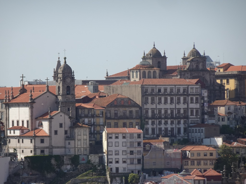 The Igreja de Nossa Senhora da Vitória and Igreja de São Bento da Vitória churches at Porto, viewed from the Miradouro da Serra do Pilar viewing point at the Largo Aviz square