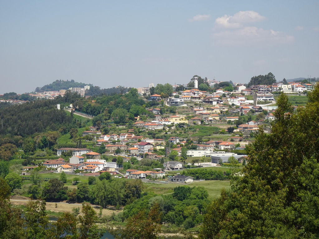 The Douro river and the Marecos neighbourhood of Porto, viewed from the Zoo Santo Inácio