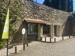 Front of the entrance building at the Zoo Santo Inácio