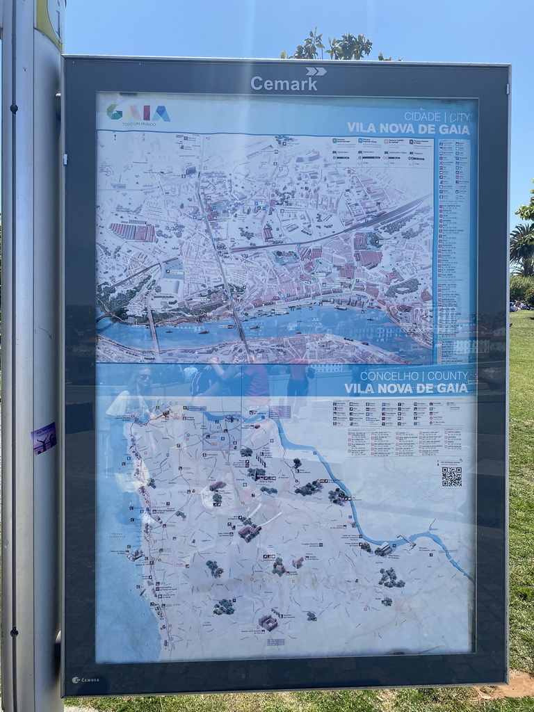 Maps of the city and county of Vila Nova de Gaia