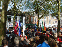 Fanfare at the Stationsstraat street, during the Liberation Day procession