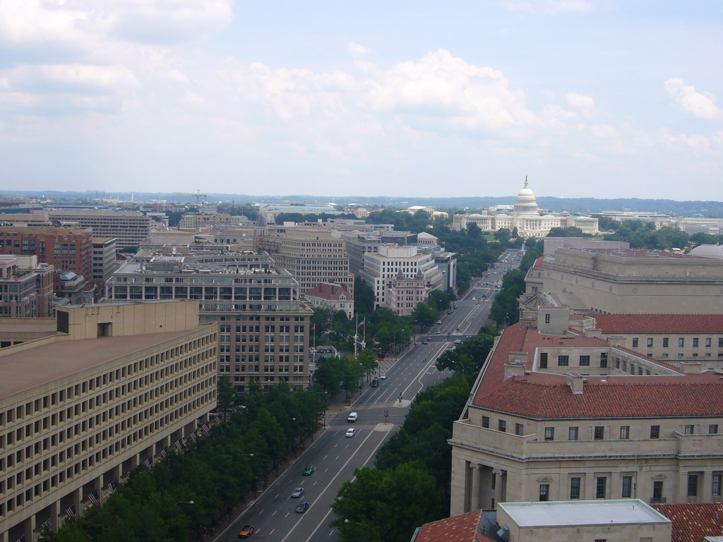 View from the Old Post Office Pavilion on the U.S. Capitol